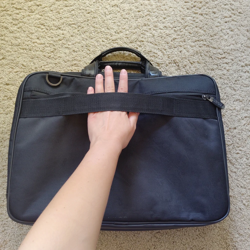 Kenneth Cole Black Laptop Bag